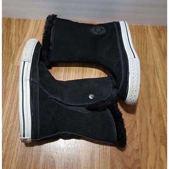 Converse Chunk Taylor Fur Winter Boots 6 - Picture 5 of 9